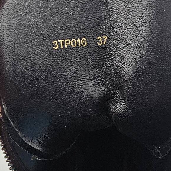 Prada Brown Suede Combat Ankle Boots Size 6.5 - Picture 4 of 13